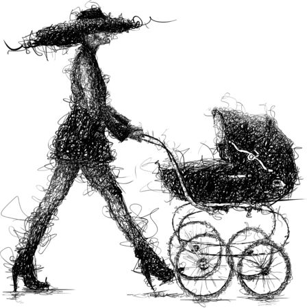 Super Mom, Wife Hand Drawn Digital Illustration, Mother's Day and Birthday Gifts, Tshirt Prints