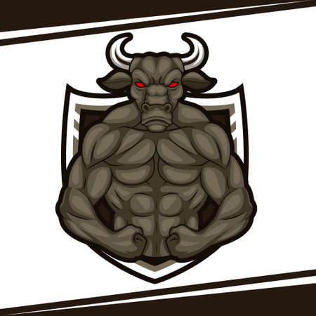 lion stream mascot for sports and esports logoのイラスト素材