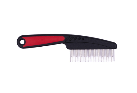 comb for pet care, isolated on white backgroundの写真素材