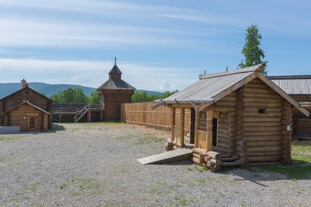 Irkutsk Region, Taltsy, Museum of Ancient Zotchestvo, June 2019のeditorial素材