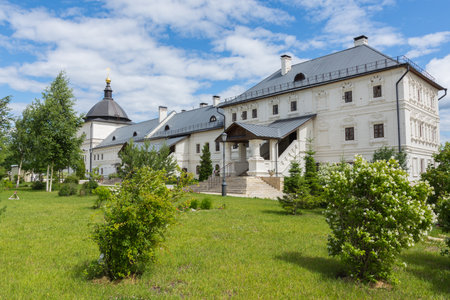 Russia June 25, 2020 Sviyazhsk island view of the Assumption Monastery, photo taken on a sunny summer dayのeditorial素材