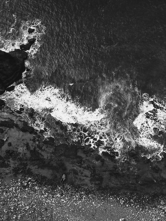 Aerial view of some cliffs in Tenerife, Spainの写真素材