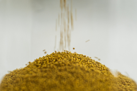 stylized golden hourglass closeupの写真素材