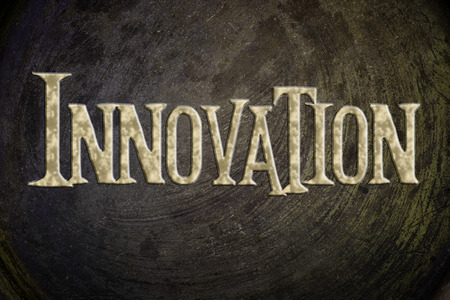 Innovation Concept text on backgroundの写真素材