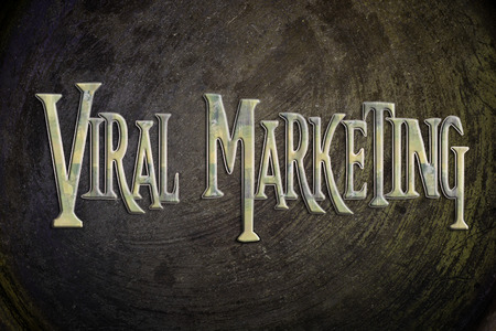 Viral Marketing Concept text on backgroundの写真素材