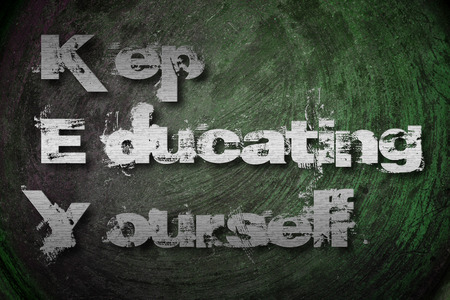 Education Concept text on backgroundの写真素材