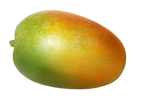 mango fruit isolated on white backgroundの写真素材