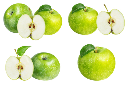 apple isolated on white backgroundの写真素材