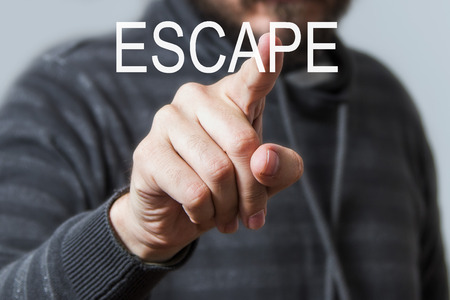 Escape Conceptの写真素材