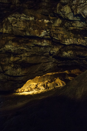 Natural Cave Lokvarka in Gorski Kotar, Croatiaの写真素材
