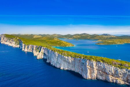 Nature park Telascica, island of Dugi Otok, Croatia, spectacular Adriatic seascapeの写真素材
