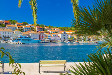 Beautiful town of Mali Losinj on the island of Losinj, Adriatic sea in Croatiaの写真素材
