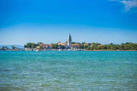 Old town of Osor between islands Cres and Losinj, Adriatic sea, Croatiaの写真素材