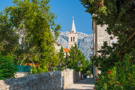Old town of Budva, Montenegro, Balkans, Europe.の写真素材
