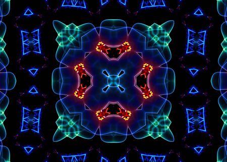 Abstract lights backgroundの写真素材