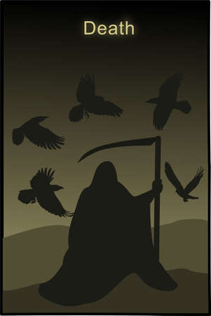 Death Horseman of the Apocalypse Judgment Dayのイラスト素材