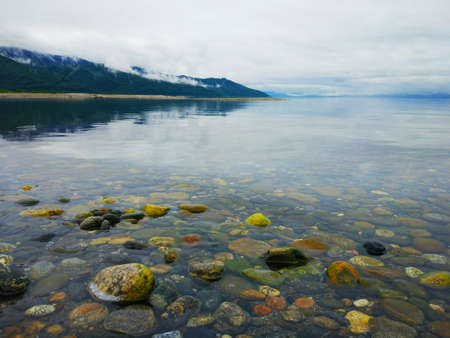 incredible beauty of Lake Baikalの写真素材