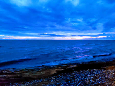 incredible beauty of Lake Baikalの写真素材
