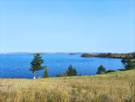 incredible beauty of Lake Baikalの写真素材