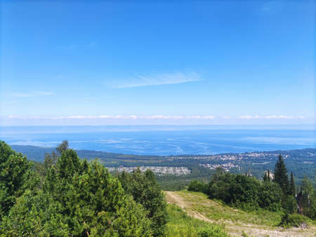 incredible beauty of Lake Baikalの写真素材