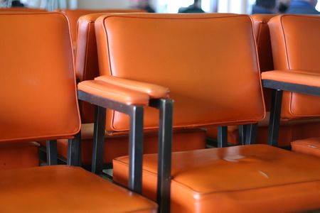 Orange Chairsの写真素材