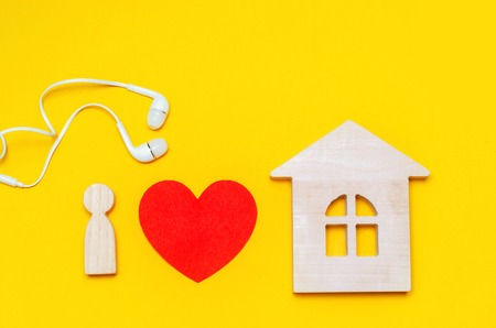 I love house music. Electronic music. electro, trance, deep houseの写真素材