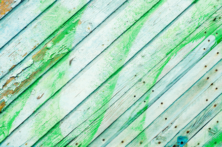old wooden green texture, background for design.の写真素材
