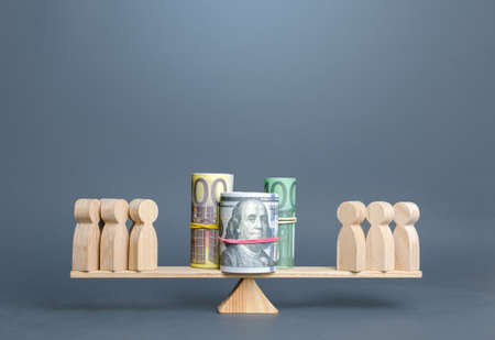 Competition for money on the scales. Competition for funding contract. Grants and financial support....