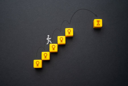 Reach the grand prize. Use experience and achievements to reach the peak of your career.
