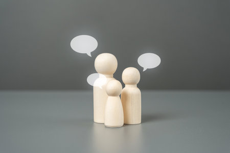 Family figures and their opinions. Public opinion. Studying consumer preferences. Conduct a survey.