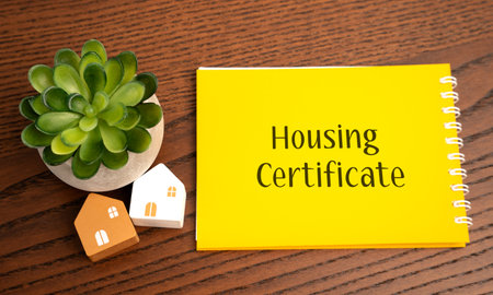 Housing certificate notebook. Obtaining new housing in exchange for one's own house or apartment destroyed due to war. Subsidies used to help with rent and homeowners expenses to purchase a home.
