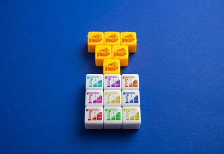 High demand for new housing and its construction. Rapid construction growth. Population expansion, urbanization, and infrastructure development. Trend reshapes real estate markets.の写真素材