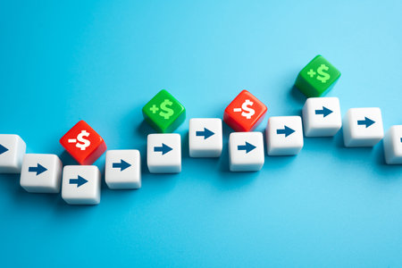 Income and expenses. Trading on the stock exchange and formation of the market price. Market trends. Stock exchanges. Price fluctuations, investor sentiment, and financial performance. Cryptocurrencyの写真素材