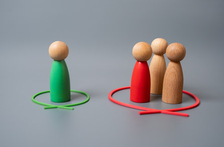 The person is in the minority on the issue. Social isolation, dissenting views, or underrepresented...