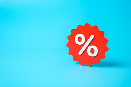 Discount percentage. Promotion. Sale. Consumer attraction. Price reduction. Marketing strategy.の写真素材