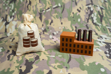 A military plant receives funding for the production of military products, defense industry growth,...