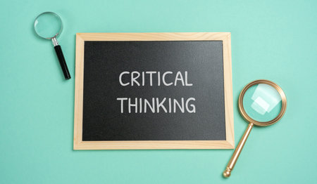 Critical thinking concept. Ability to analyze information objectively and make reasoned judgments...