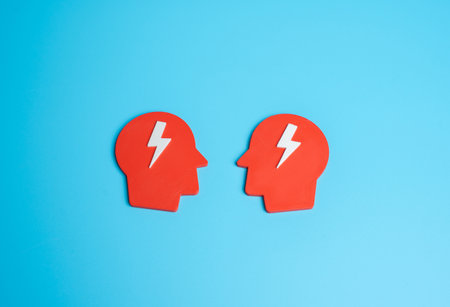 Dispute and conflict at its peak between people. Concept of confrontation, negotiation breakdown,...