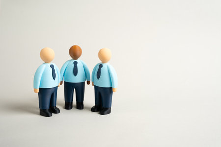 Office workers chatting. Communication and friendly work relationships. Concept of teamwork, socialization, office culture. Corporate communication, staff motivation, emotional well-being at work.の写真素材