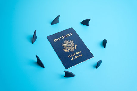 The Hidden Disadvantages of American Citizenship. Legal, financial, and tax obligations that create challenges for expatriates. Immigration law, citizenship analysis, and global mobilityの写真素材