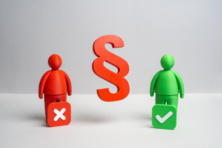 Court proceedings. Lobbying for legislation. Voting for legislation. Dispute resolution. Justice transparency.の写真素材