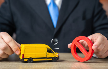 Restrictions on entry of freight vehicles into certain areas. Urban transport regulation,...