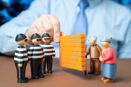 Protect seniors from scammers and criminals. Awareness of pensioners to avoid falling for the tricks...