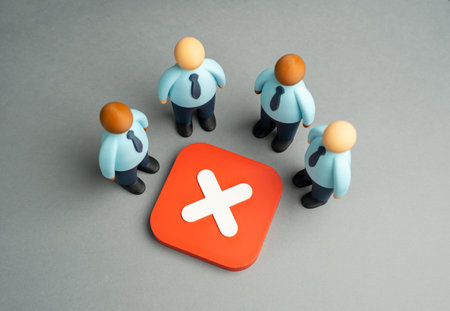 A group of office workers failed to reach an agreement at a meeting. Contract termination....