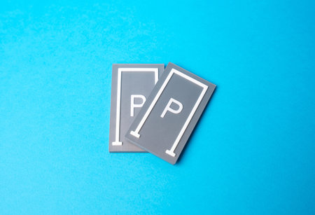 Parking spaces. Parking area design and organization improve accessibility. Customer parking amenities enhance convenience, urban planning and commercial property attractiveness.