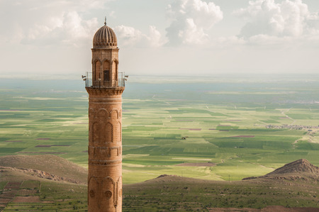 Dome of Zinciriye Medrese, Mardin, south east Turkeyの写真素材