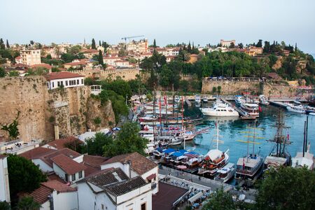 Old town Kaleici in Antalya, Turkeyの写真素材