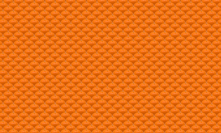 A lot of orange tangerines lined up in a rowの写真素材