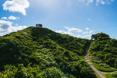 This is a part of Wangyougu in Keelung City of Taiwan.の写真素材