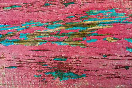 Vintage background closeup, copy space. painted wooden background. Old wooden grainy texture.の写真素材